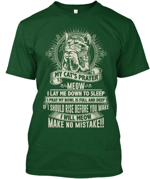Meow I Lay Me Down To Sleep Shirt