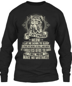 Meow I Lay Me Down To Sleep Shirt