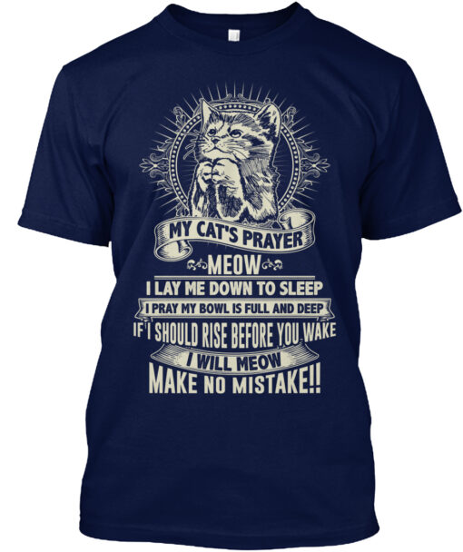 Meow I Lay Me Down To Sleep Shirt