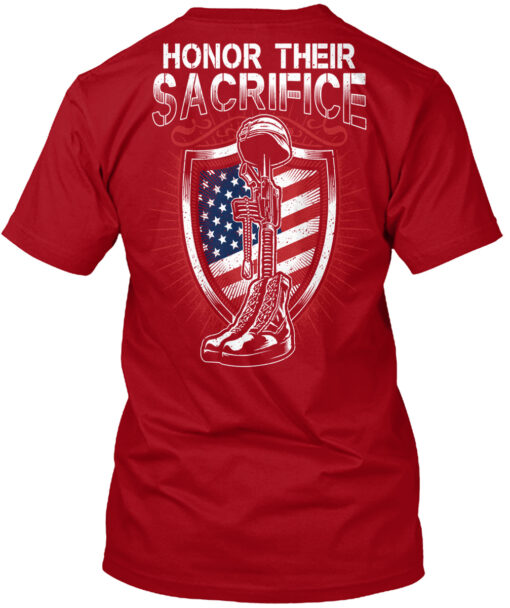 Honor Their Sacrifice Veteran Shirt