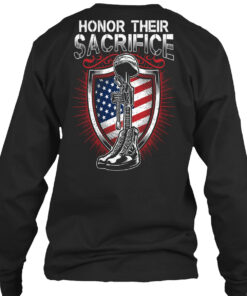 Honor Their Sacrifice Veteran Shirt
