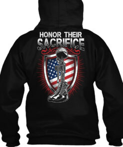 Honor Their Sacrifice Veteran Shirt