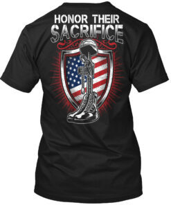 Honor Their Sacrifice Veteran Shirt
