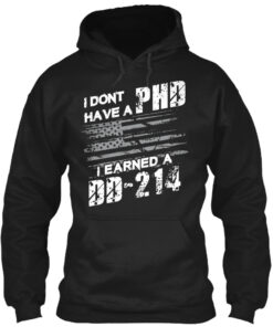 Proud To Be A Veteran Earned A Dd-214 Shirt