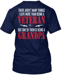 Being Grandpa Veteran Shirt