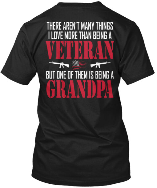 Being Grandpa Veteran Shirt