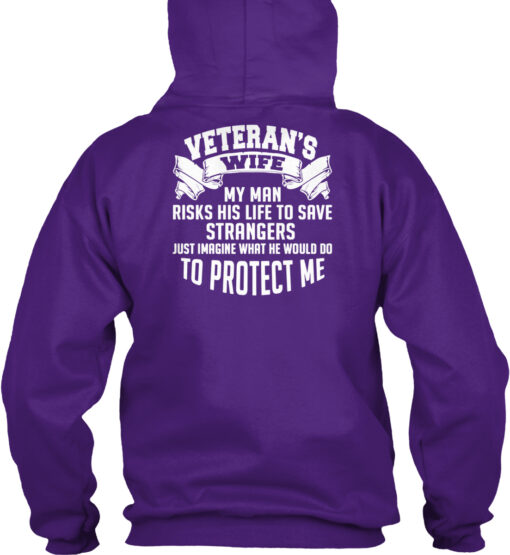 Veteran'S Wife My Man Risks His Life To Save Strangers Shirt