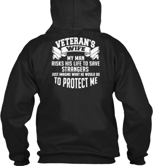 Veteran'S Wife My Man Risks His Life To Save Strangers Shirt