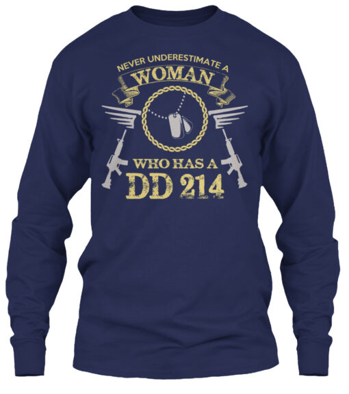 Never Underestimate A Women Veteran Shirt