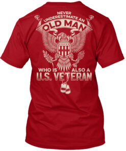 Old Man Veteran Shirt