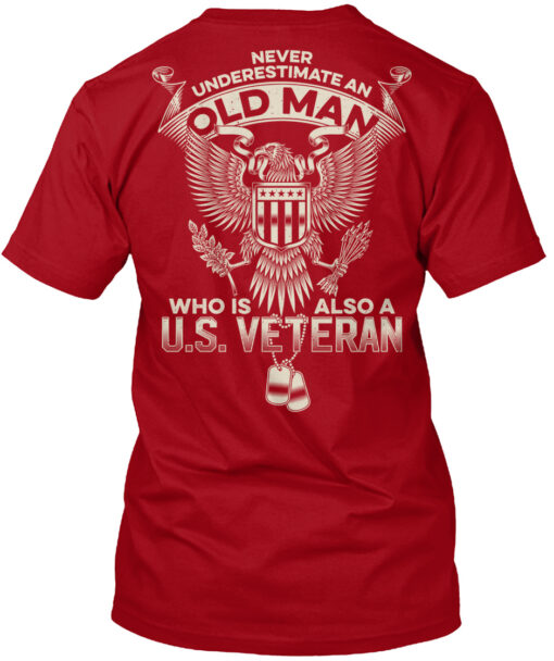 Old Man Veteran Shirt