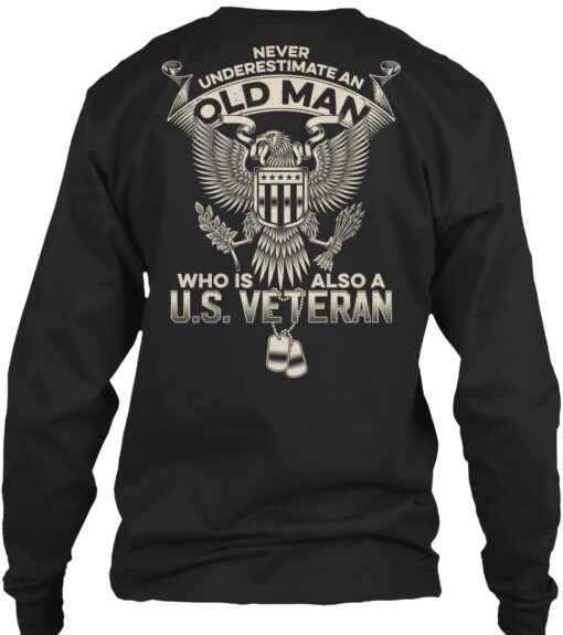 Old Man Veteran Shirt