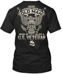 Old Man Veteran Shirt