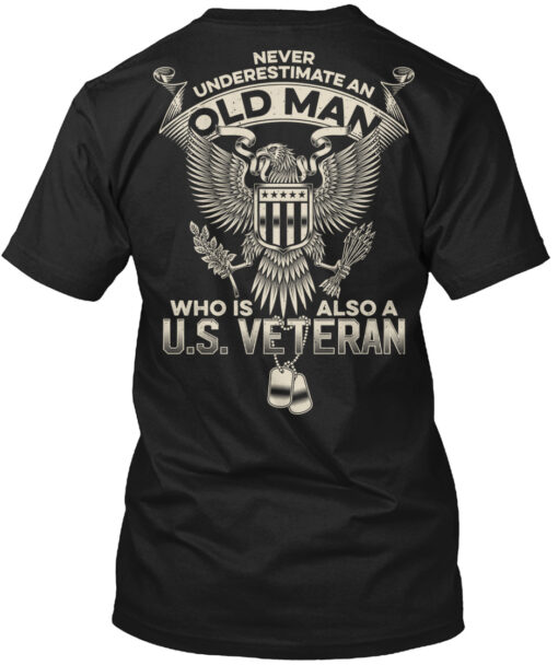 Old Man Veteran Shirt