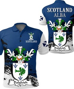 Dalgleish Scottish Family Crest Scotland Special Polo Shirt - Golf Shirt