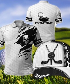 Custom Name Xt Golf Lover Combo Polo + Cap No7