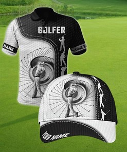 Custom Name Xt Golf Lover Combo Polo + Cap