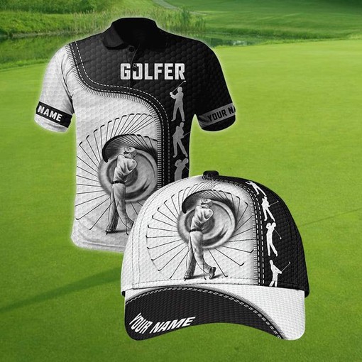 Custom Name Xt Golf Lover Combo Polo + Cap
