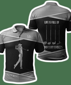 Custom Name Xt Golf Lover 3D Printed Polo Dd