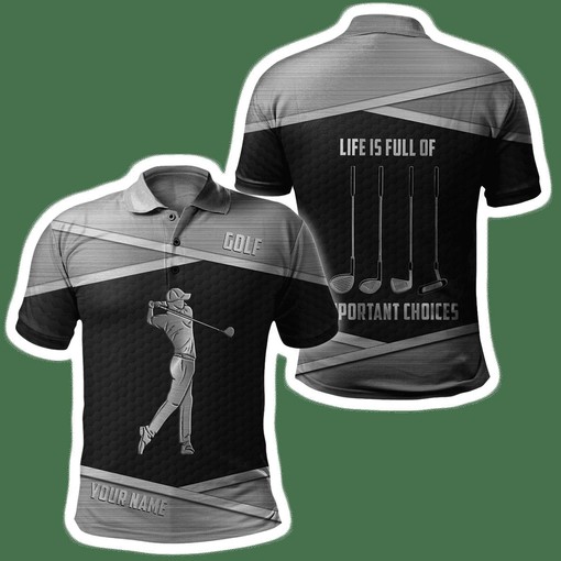 Custom Name Xt Golf Lover 3D Printed Polo Dd