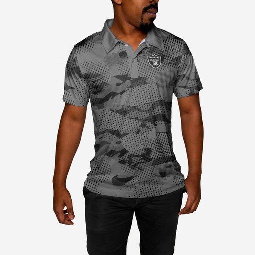 Las Vegas Raiders Printed Camo Polo