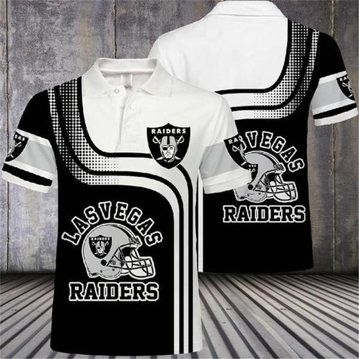 Las Vegas Raiders Casual Polo Shirt Gift for Fans