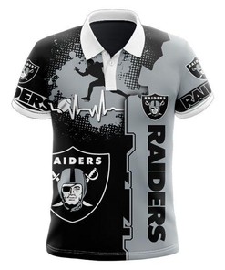 Las Vegas Raiders Beating Curve Polo Shirt