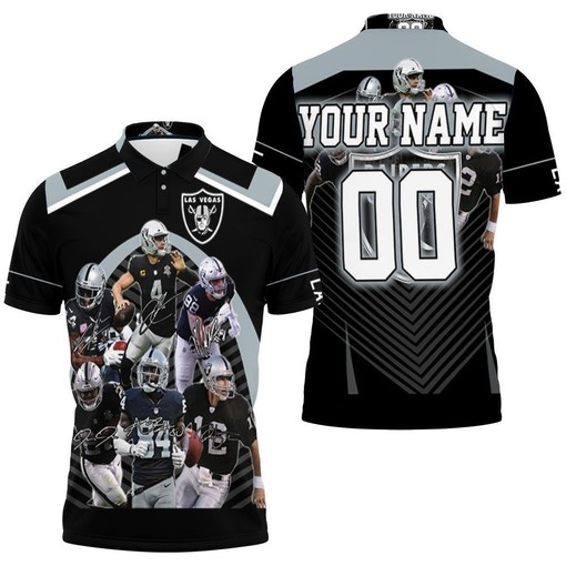 Las Vegas Raiders 3D Personalized Polo Shirt All-Over Print