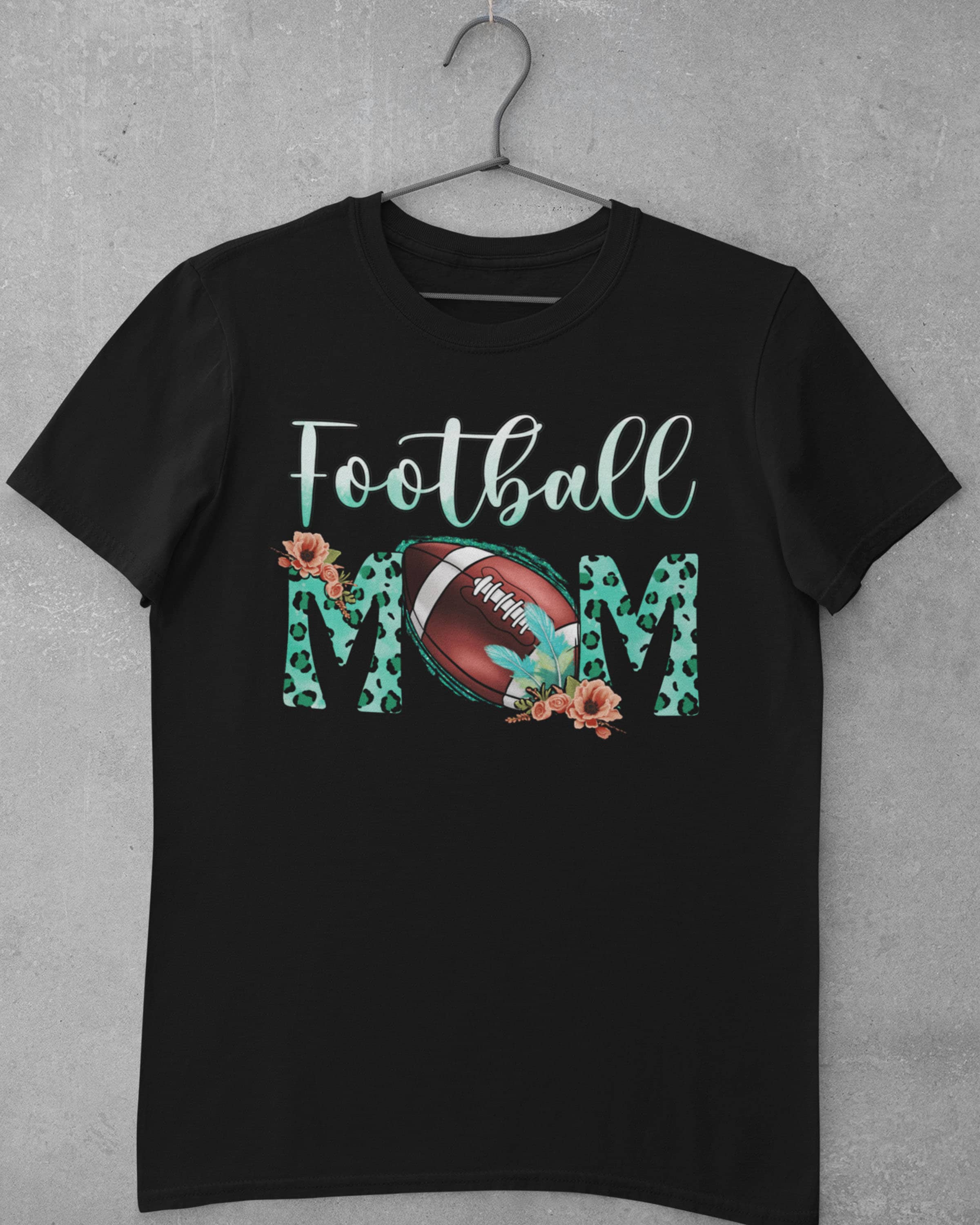 Vintage Style Leopard Football Mom - Western Football Mom T-Shirt, Hoodie, And Crewneck Sweatshirt - Image 2