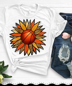 Basketball Sunflower - Leopard Basketball T-Shirt, Hoodie, And Sweatshirt