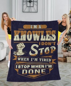 Knowles Don't Stop Quilt Blanket DS4