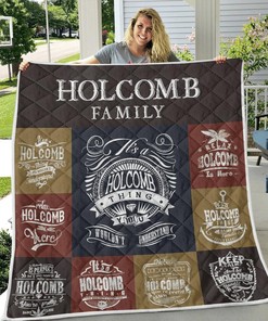 Holcomb Family Quilt Blanket DS12