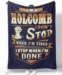 Holcomb Don't Stop Quilt Blanket DS4