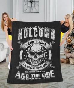 Holcomb I Have 3 Sides Quilt Blanket DS3