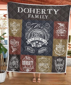 Doherty Family Quilt Blanket DS12