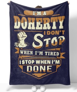 Doherty Don't Stop Quilt Blanket DS4