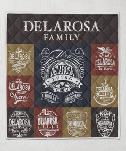 Delarosa Family Quilt Blanket DS12