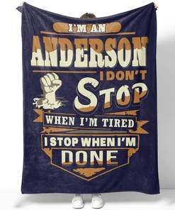 Anderson Don't Stop Quilt Blanket DS4