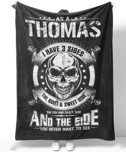 Thomas I Have 3 Sides Quilt Blanket DS3