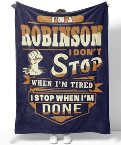 Robinson Don't Stop Quilt Blanket DS4