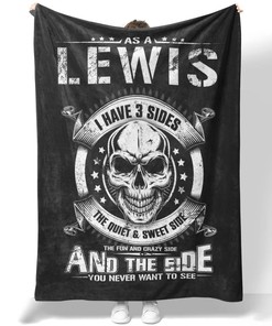 Lewis I Have 3 Sides Quilt Blanket DS3