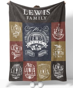 Lewis Family Quilt Blanket DS12