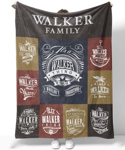 Walker Family Quilt Blanket DS12